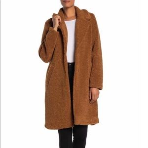 Like New Lucky Brand Long Teddy Coat (L)